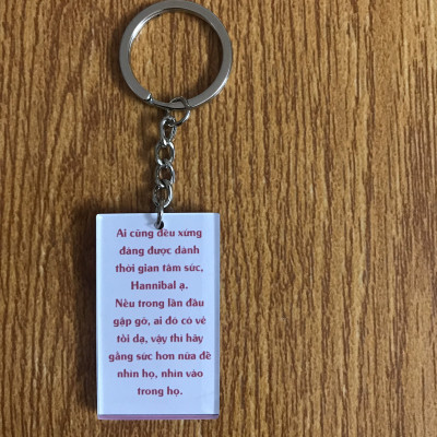 Combo Hannibal trỗi dậy + móc khoá bìa sách