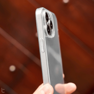 Ốp Lưng Trong Suốt IPHONE 15 Pro/ 15 Pro Max WIWU TPP-109 Chống Sốc 4 Góc, Mặt Lưng Chống Ố Vàng, Hạn Chế Bám Vân Tay - Hàng Chính Hãng