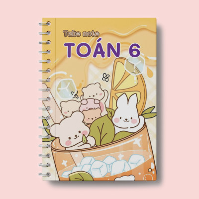 Sách Takenote lớp 6: Toán + Văn Kết Nối + Tiếng Anh 3-12 khổ A5 (Phiên Bản Mới Nhất)