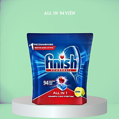 Combo 3 hộp Viên rửa bát Finish All in one 90 viên