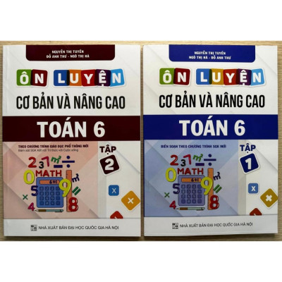 Sách - Combo Ôn luyện cơ bản và nâng cao Toán 6 - Kết Nối (Tập 1+Tập 2)