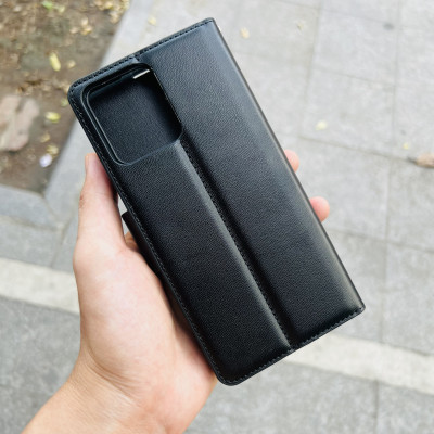 Bao da dạng ví cho Realme C30, Realme C30s hiệu Hanman có quai cài, ngăn đựng thẻ và tiền tiện lới - Hàng chính hãng