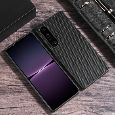 Ốp lưng cho Sony Xperia 1/1 Mark3/1 Mark 4/ 1 Mark5/ 5 Mark2/ 5 Mark3/ 5 Mark 4/Mark5 TexNylon lưng vải chống trơn trượt - Hàng chính hãng
