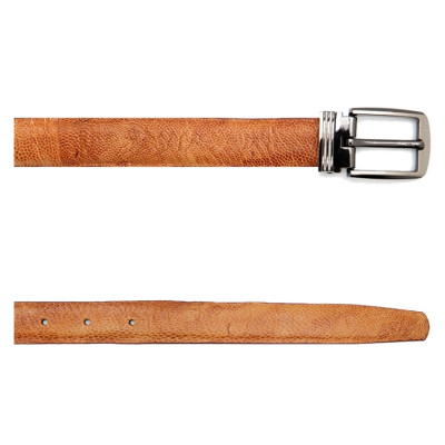 Thắt Lưng Nữ Da Đà Điểu Trơn Huy Hoàng HT5416 - Vàng