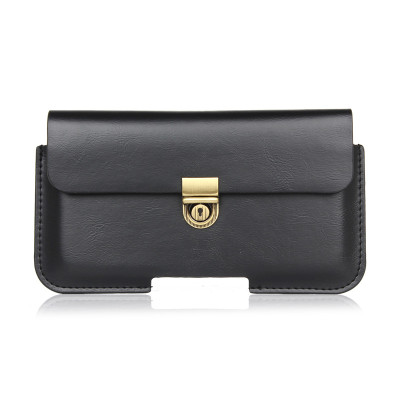 Bao da đựng điện thoại đeo hông cao cấp 1 ngăn sang trọng da Pu 