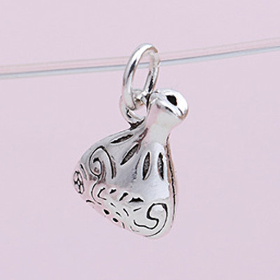 Combo 2 cái charm bạc túi tiền treo - Ngọc Quý Gemstones