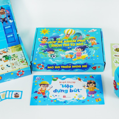 Sách - Hộp hè khám phá, thỏa trí tò mò - Mở ra thấy mua hè cho trẻ từ 6 tuổi - Đinh Tị Books
