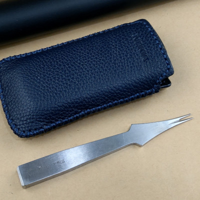 Bao da rút không dây điện thoại 8800 da bò hạt may thủ công - hàng chính hãng