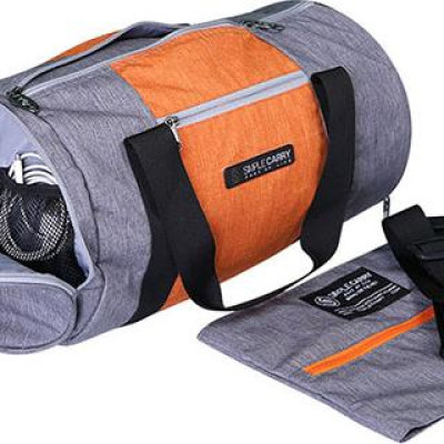 Túi đeo Gym bag small Grey/Orange