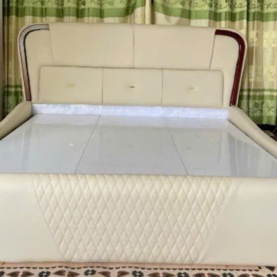 Giường ngủ bọc da thang sắt phản gỗ chắc bền Tundo KT 1m6 x 2m hoặc 1m8 x 2m