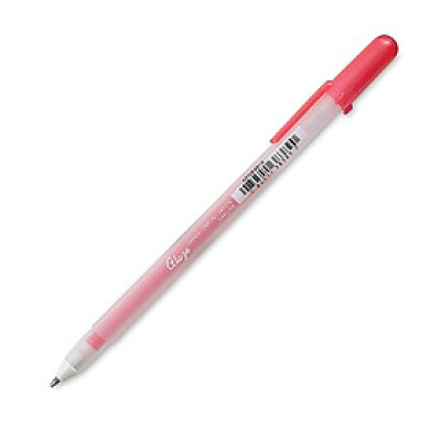 Bút Gel 3D Màu, Glaze Pen, Màu Đỏ Bóng