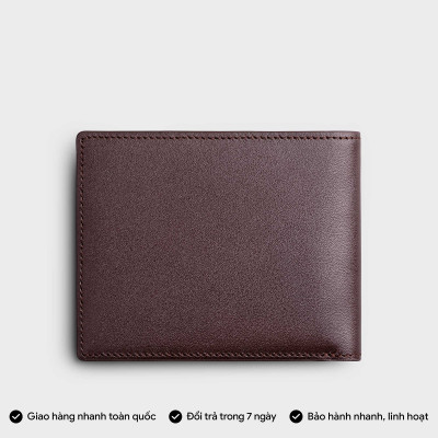 Ví nam da bò Trita ( Thời trang nam dáng ngang - Ví da RVN16 )