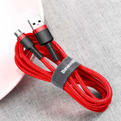 Cáp sạc nhanh Cafule Micro USB Quick Charge  - Cáp sạc Baseus siêu bền -Hàng Chính Hãng