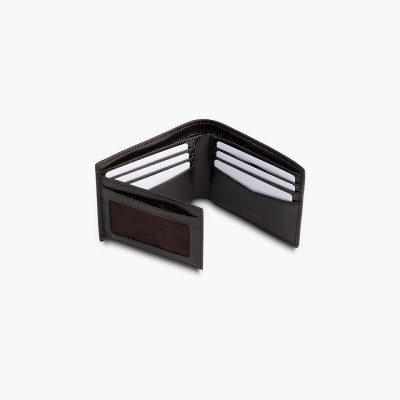 Ví Nam Gence Da Bò Box Calf C06 Màu Nâu Đậm | Hàng Chính Hãng