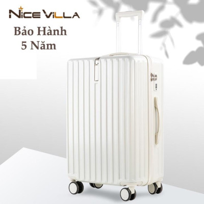 [Hỏa Tốc HCM] Vali Thời Trang Nhựa Dẻo PP Nice villa Chống Va Đập Size 20inch & 24inch