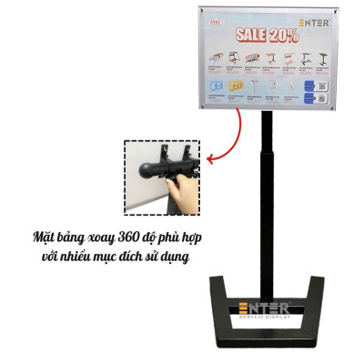 Standee Enter TD101 30x40cm