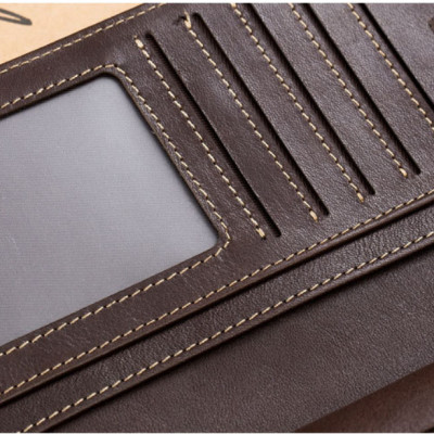 Ví nam cầm tay 100% da bò thật cao cấp phong cách mới 