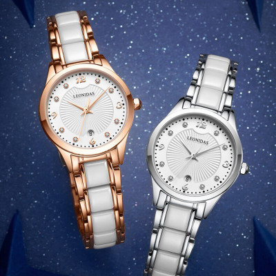 Đồng hồ nữ chính hãng LEONIDAS LD80131-2 Kính sapphire ,chống xước ,Chống nước 30m ,Bảo hành 24 tháng,Máy điện tử(Pin),dây kim loại 316L, thiết kế đơn giản dễ đeo