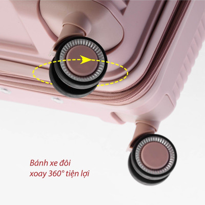 Vali Nhựa 24 inch MR VUI 213 - Hàng Chính Hãng