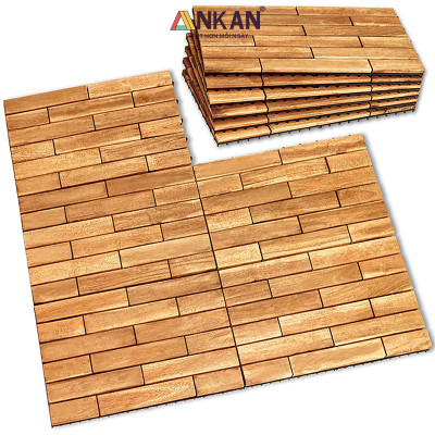 Vỉ Lót Sàn Ban Công Loại Dài 60cm Màu Vàng Thương Hiệu ANKAN Dùng Để Lót Ban Công Sân Vườn Sân Thượng Hành Lang Văn Phòng (1 Vỉ)