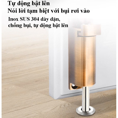 Hố Chặn Cát KUNBE Hố Chốt Âm Lò Xo Inox Chống Cát Bụi