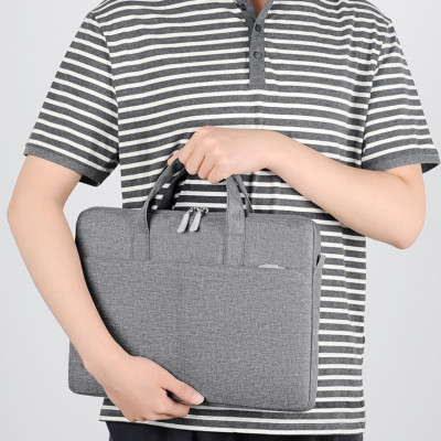 Túi xách vải chống sốc laptop macbook surface, túi công sở đeo chéo nam nữ cặp đựng laptop