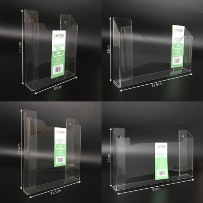 Kệ nhiều giấy treo tường mica Enter C11 21x15cm A5 ngang