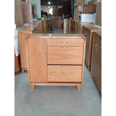 Tủ giày thông minh gỗ Gõ loại 80cm