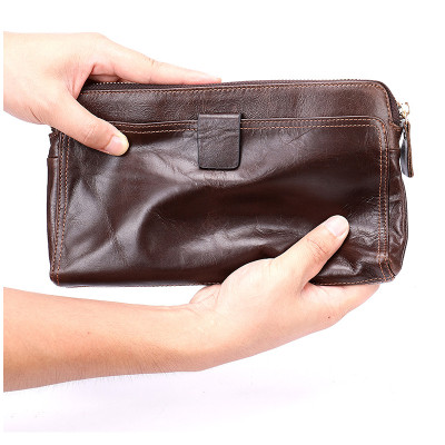 Ví cầm tay nam DA BÒ THẬT  - BEE GEE VNA9028