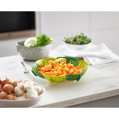 Vỉ hấp gấp gọn Joseph Joseph Duo (Green) - 006223