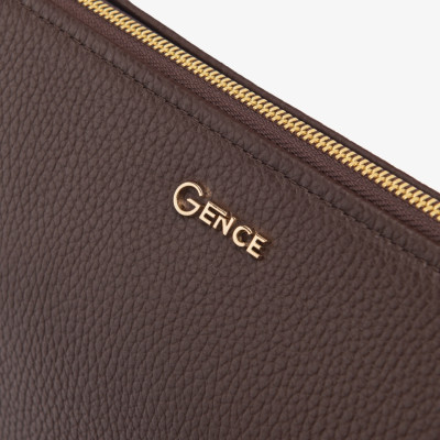 Ví Cầm Tay Nam Chính Hãng GENCE RB12 Da Bò Khóa Vân Tay Khóa Số Cao Cấp Màu Đen