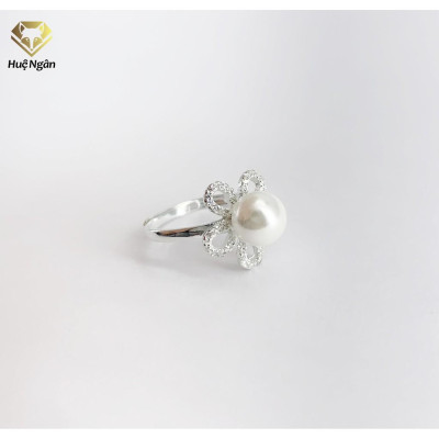 Nhẫn Bạc Ý 925 Huệ Ngân - Hoa mai RR1160