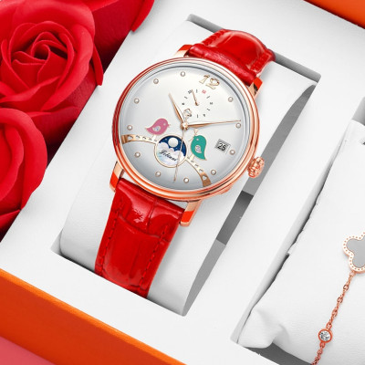 Đồng Hồ Nữ LOBINNI No.2065-4 Chính Hãng Fullbox BH 24T Chịu Nước 50m Kính Chống Xước Dây Thép Không Gỉ 316L (Máy Cơ Tự Động)