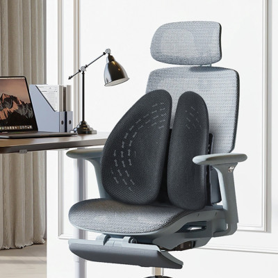 Tựa lưng ghế văn phòng công thái học, giảm đau lưng, chống cong vẹo cột sống