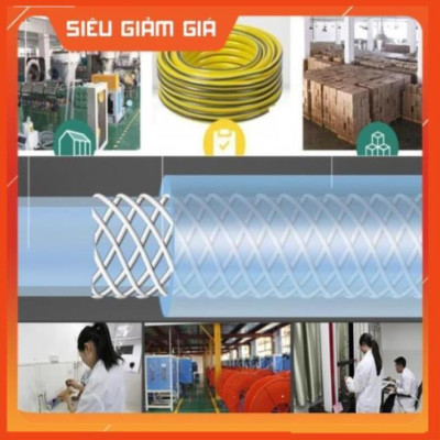 Bộ dây vòi xịt nước rửa xe, tưới cây . tăng áp 3 lần, loại 3m, 5m 206587N cút sập, nối đen, d.vàng