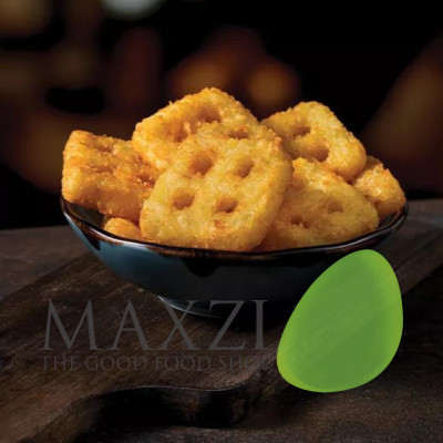 Khoai Tây Chiên Mini Waffle Hashbrown Farm Frites Đông Lạnh 1kg - Maxzi