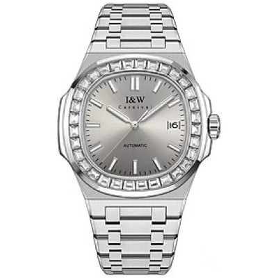 Đồng Hồ Nam I&W Carnival 750G1 Chính Hãng Full Box Chống Nước Kính Chống Xước Dây Thép Cao Cấp BH24T (Máy Cơ Tự Động)