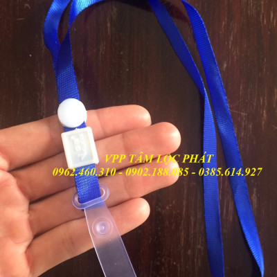 SỈ 50 BỘ THẺ ĐEO NHÂN VIÊN gồm BAO THẺ TÊN 207 (DỌC) + dây đeo thẻ lụa móc nhựa (LOẠI ĐẸP)