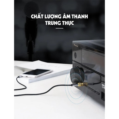 Đầu jack chuyển đổi âm thanh từ cổng 3.5mm cái sang cổng 6.5mm đực - Hàng Nhập Khẩu