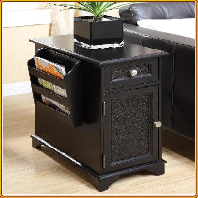 Bàn đôn trang trí có giá để tạp chí Tundo 33 x 56 x 61 cm