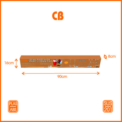 Giàn Phơi Inox Đơn Lắp Ráp CB - 1.55x1.4m