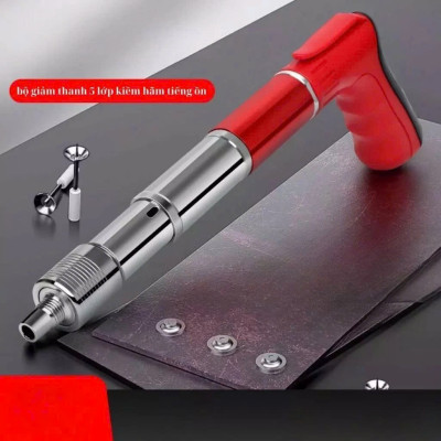 Máy Bắn Đinh Xuyên Bê Tông Sắt Thép – Quà Tặng 100 Đinh & Hộp Phụ Kiện Loại Xịn Siêu Bền