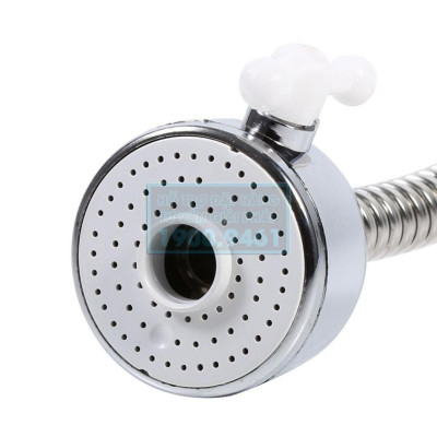 Đầu vòi rửa bát tăng áp chống bắn nước, có 2 chế độ nước xoay 360 độ