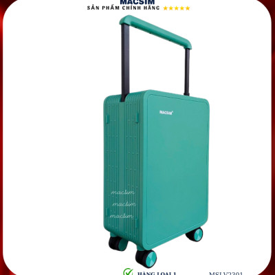 Vali cao cấp Macsim SMLV2301 cỡ 20 inch màu xanh (green)- Hàng loại 1