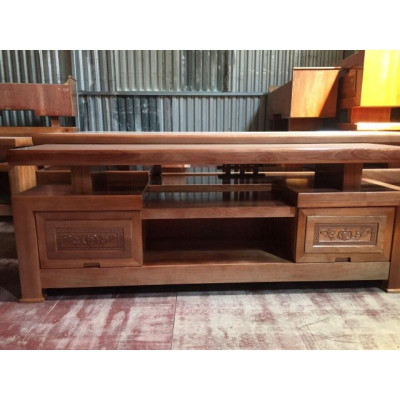 kệ tivi gỗ tư nhiên giá thật