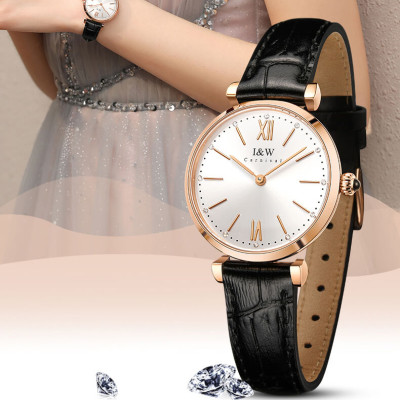 Đồng hồ nữ chính hãng IW CARNIVAL IW562L-1 Kính sapphire ,chống xước ,Chống nước 30m ,Bảo hành 24 tháng,Máy điện tử(Pin),dây da cao cấp, thiết kế đơn giản dễ đeo