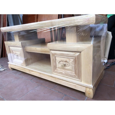 kệ TV 1m2 gỗ sồi kết hợp tếch sồi (kệ y ảnh)