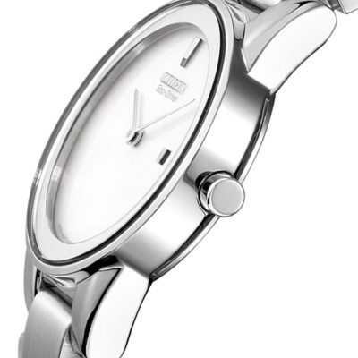 Đồng Hồ Nữ Citizen Dây Thép Không Gỉ GA1050-51A - Mặt Trắng