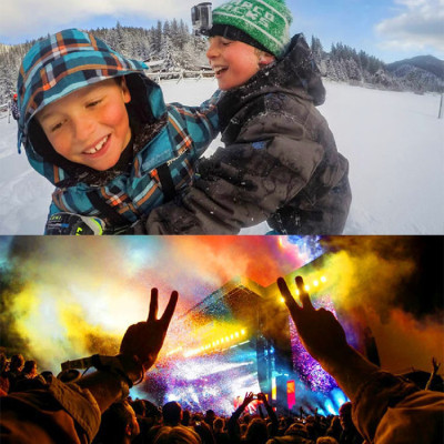 Dây đeo đầu có thể điều chỉnh đai đàn hồi dành cho máy quay hành động Puluz PU24, hàng chính hãng