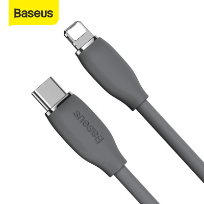 Cáp sạc Baseus Jelly Liquid Silica Gel Fast Charging Type-C to iP 20W CAGD - hàng chính hãng